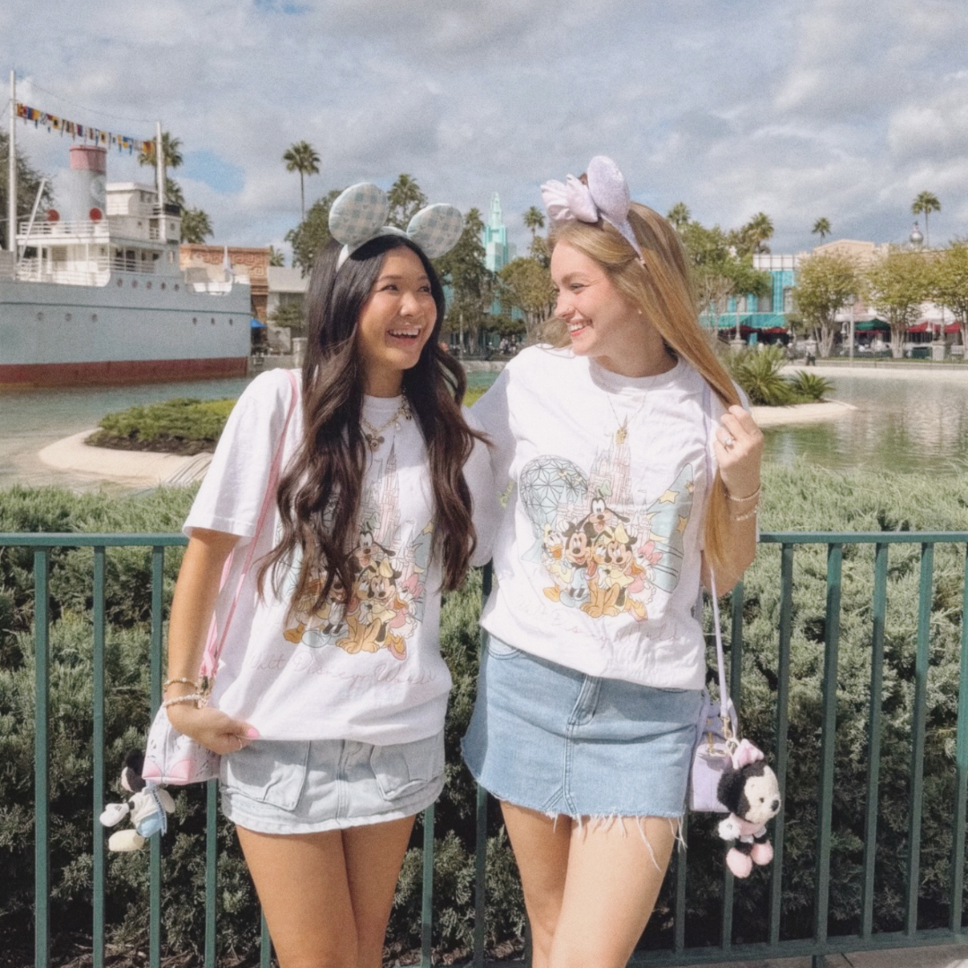 wdw pastel parks tee