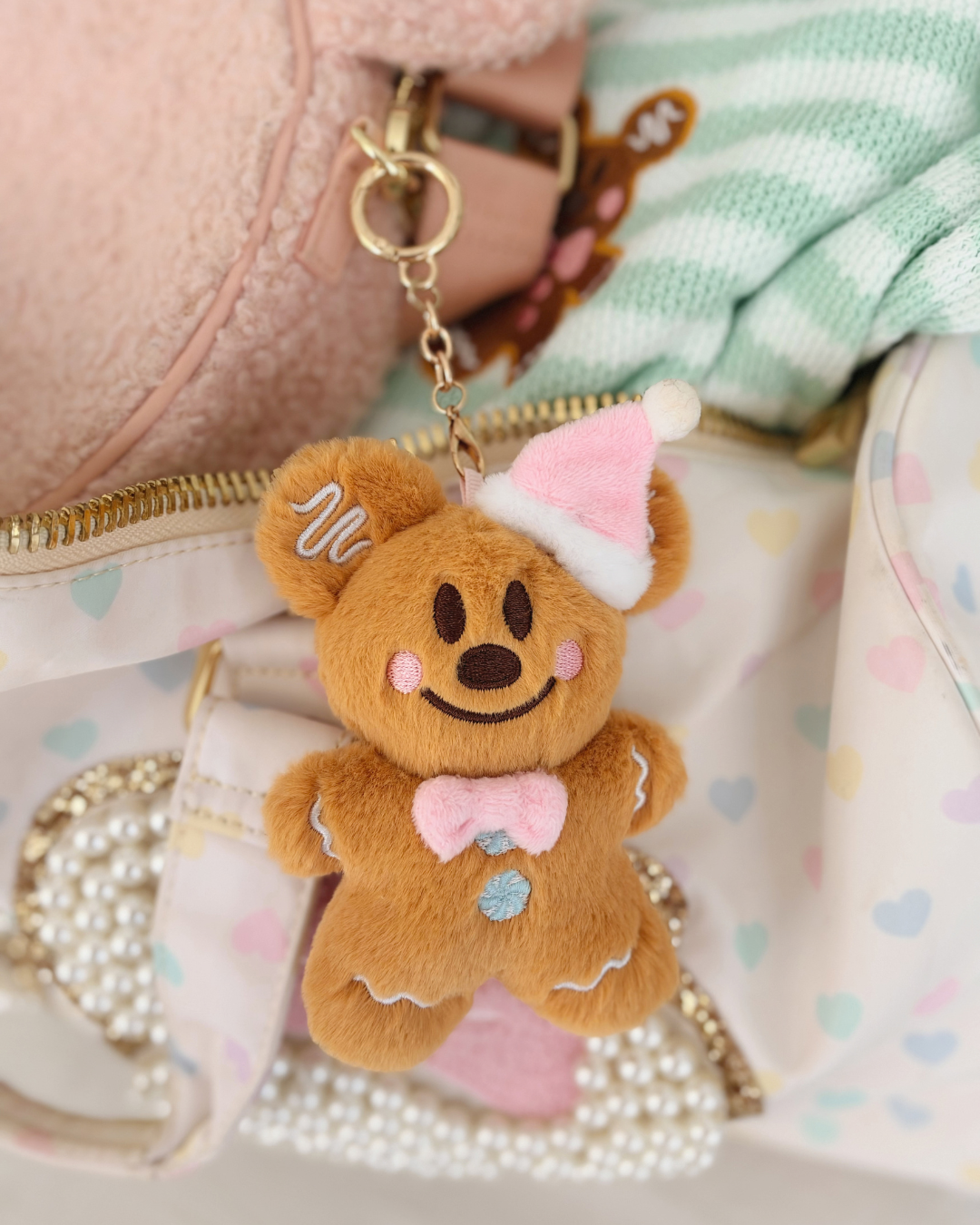 Holiday Gingerbread Plush Charm