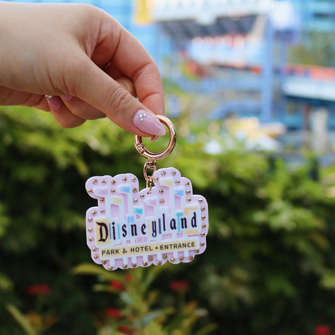 Resort acrylic bag charm