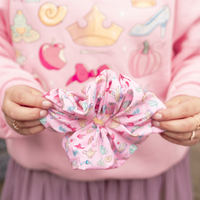 princess icon large scrunchie
