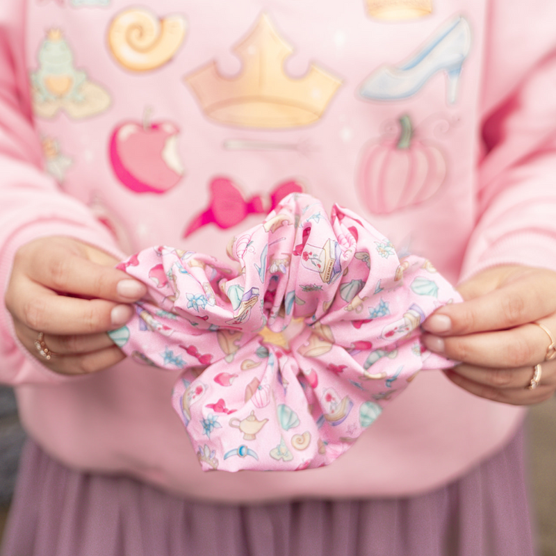 princess icon large scrunchie