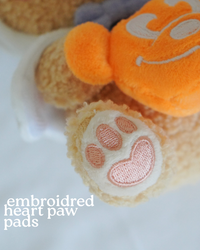 treat trail teddy plush bag charm