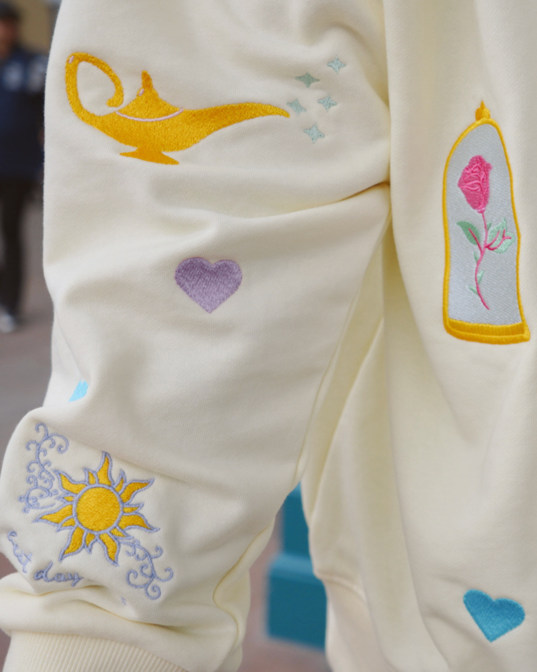 **PRE-ORDER** embroidered princess signature  short set