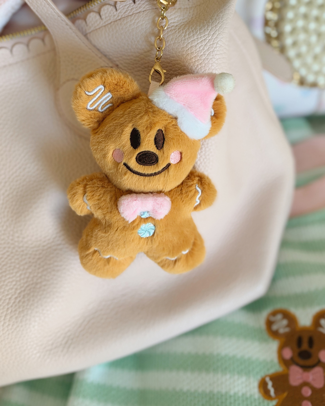 Holiday Gingerbread Plush Charm