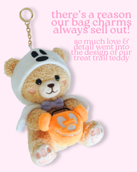treat trail teddy plush bag charm