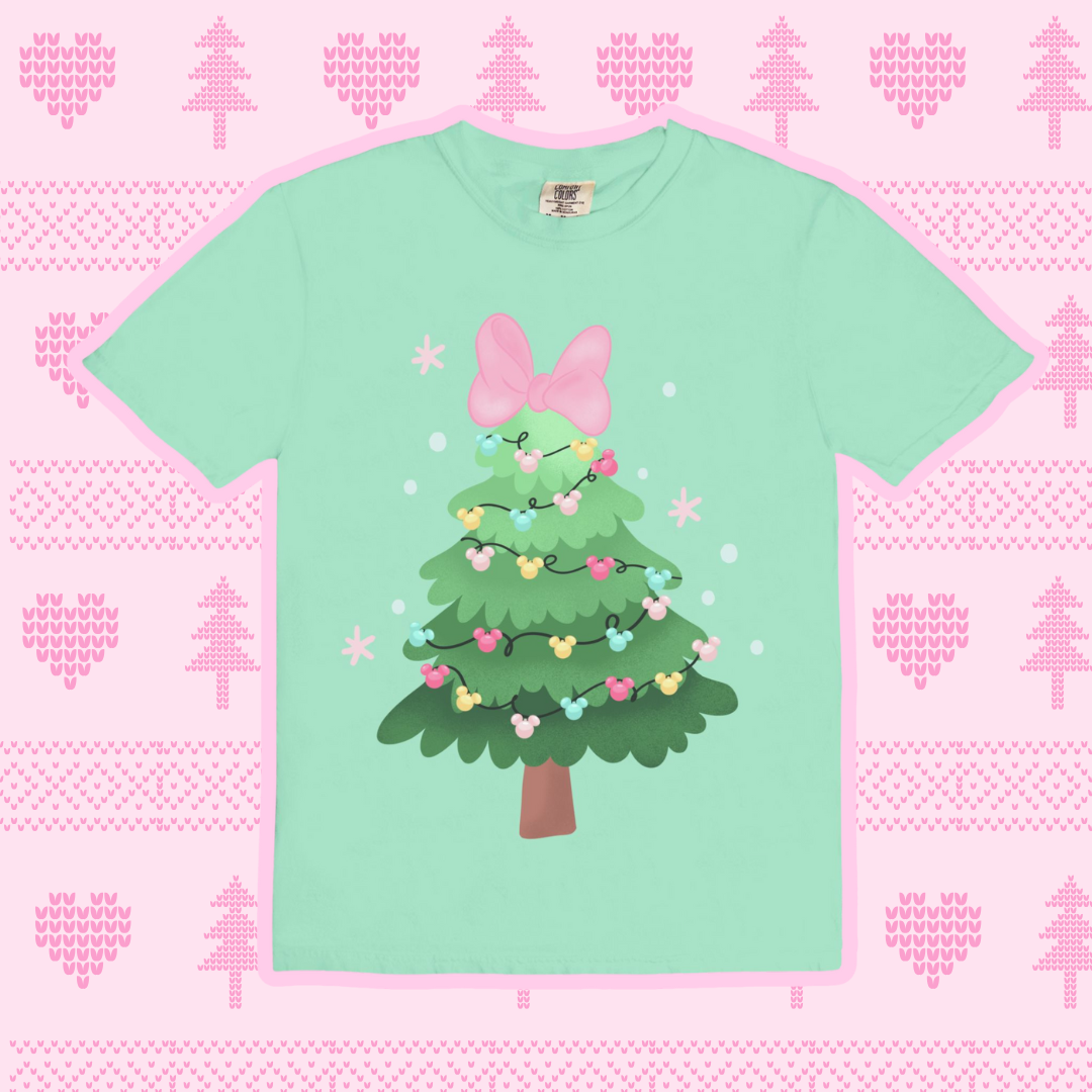 toontown holiday tree tee