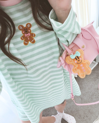 Pastel Gingerbread Stripe Set
