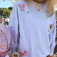 Signature Celebrate embroidered crew