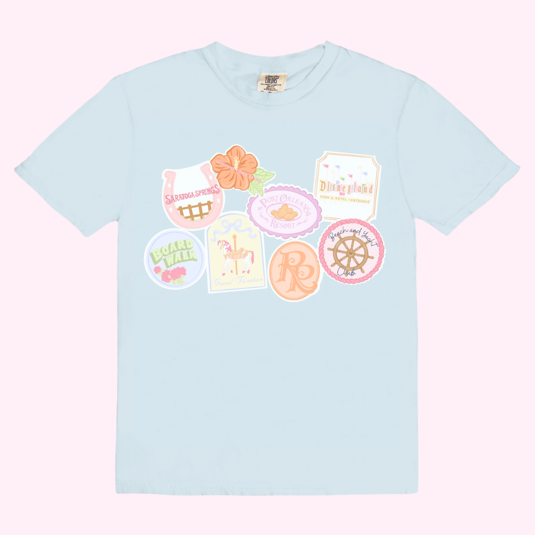 Resort Day Sticker Tee 01