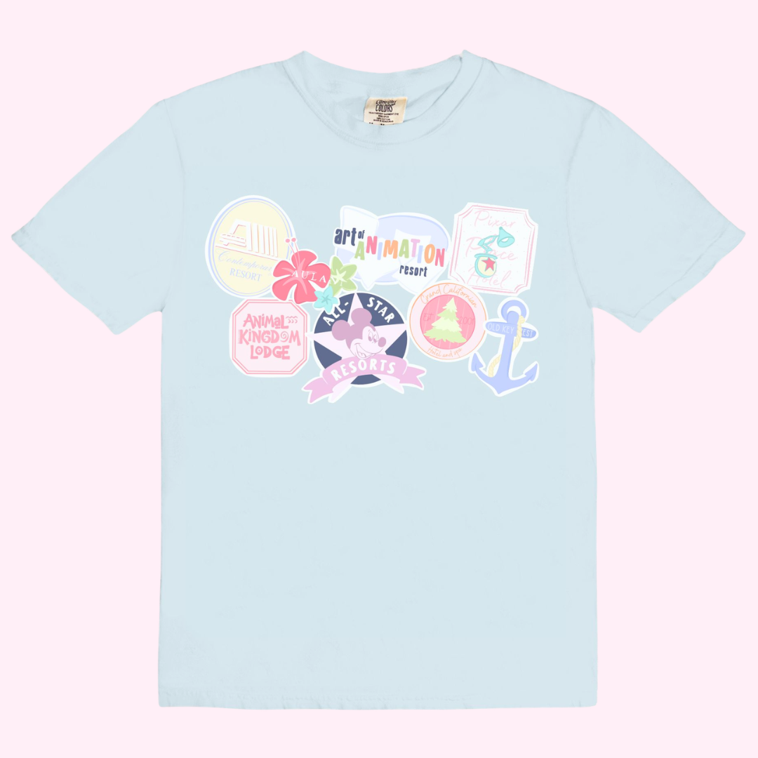 Resort Day Sticker Tee 02
