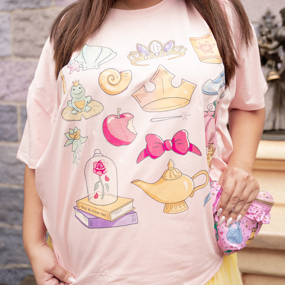 Signature princess icons tee