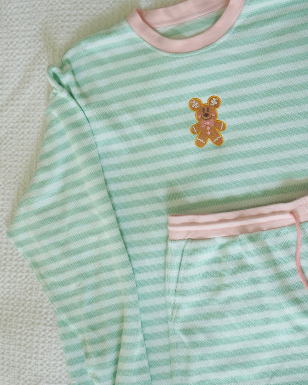 Pastel Gingerbread Stripe Set