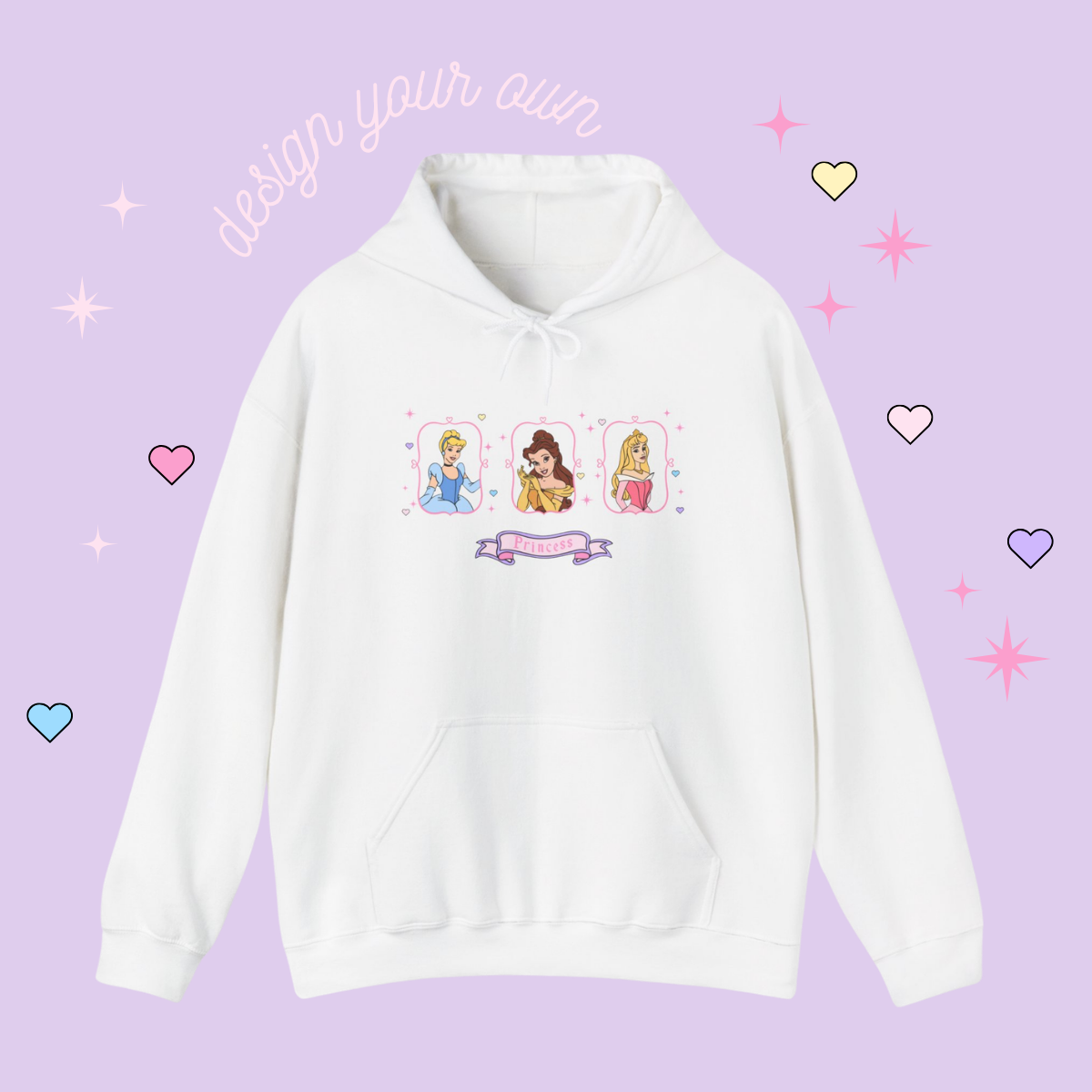 design your own: princess hoodie