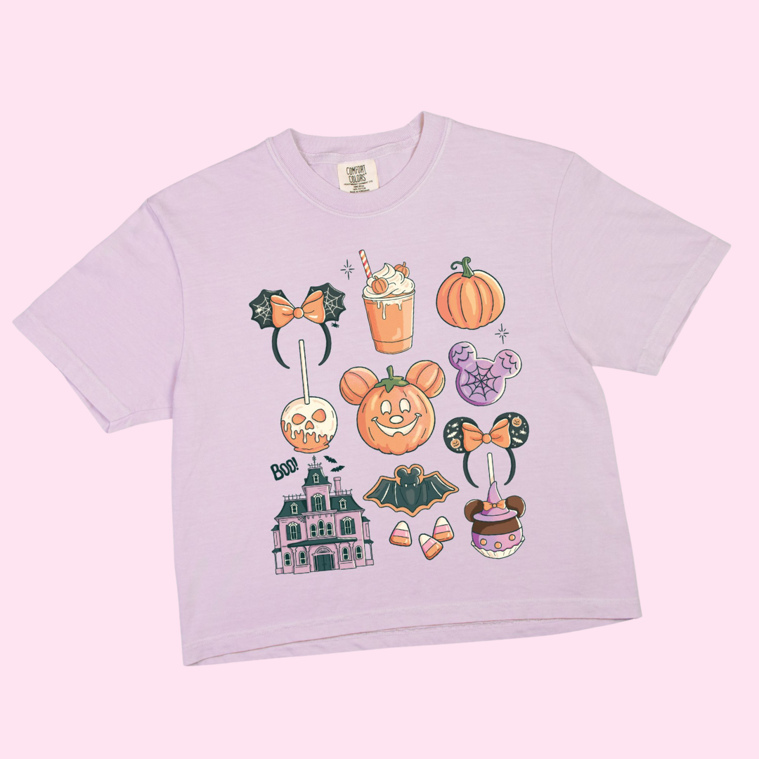 Spooky Park Day - Short Boxy Tee