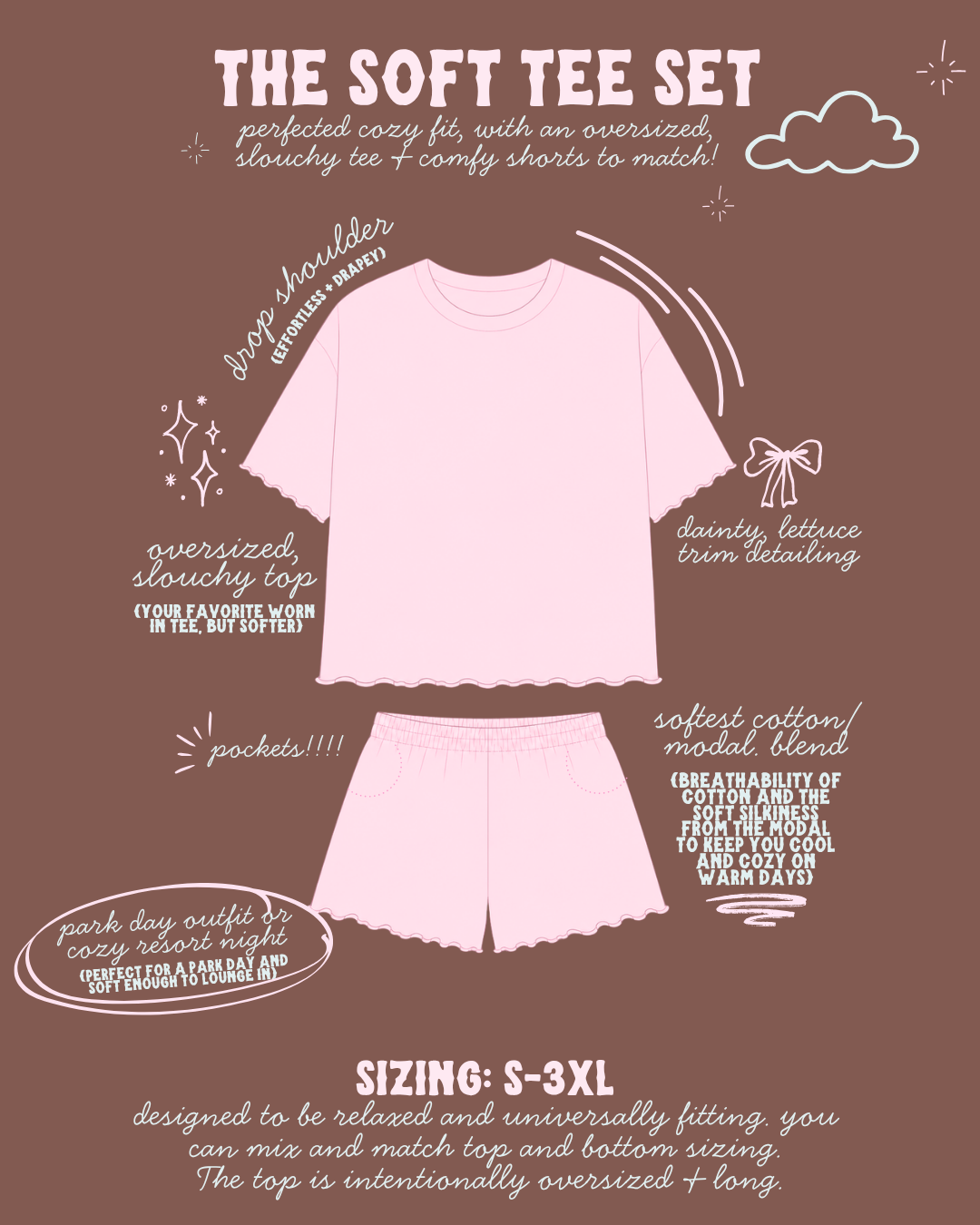 *AUGUST SHIP* EARLY ORDER: Signature Soft Tee Set