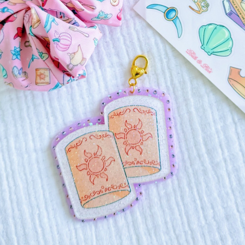princess icon bag charm